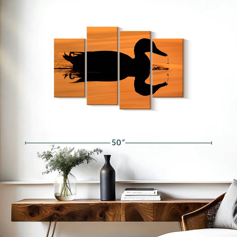 Brampt Mallard Duck Silhouette, 22" H x 36" W