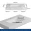 35'' Wall Mounted Bathroom Sink Solid Surface Sink with Faucet Hole-112324760