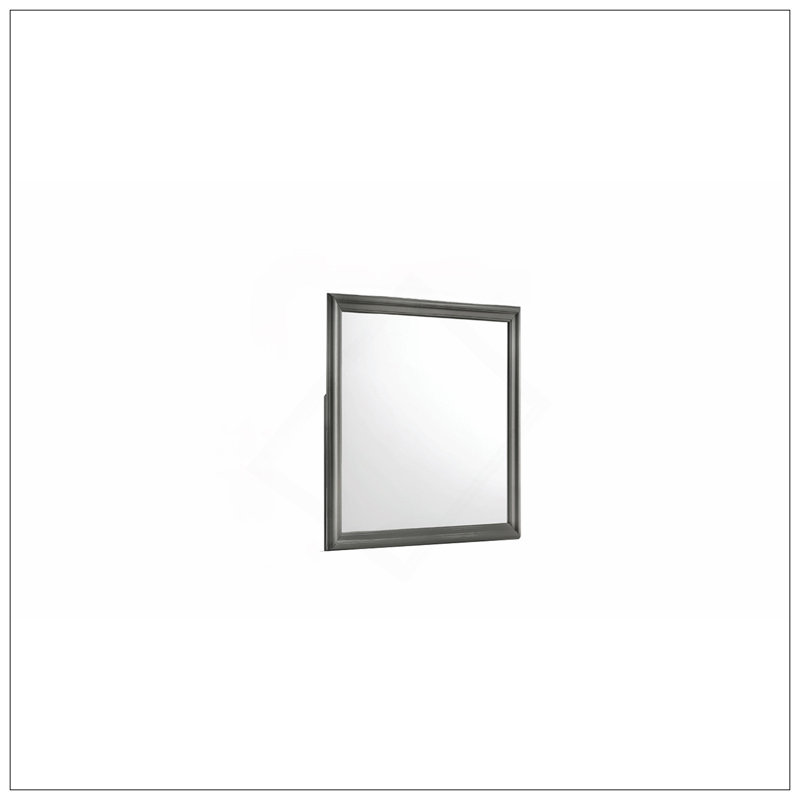 Miroir de style moderne Blaze avec cadre élégant, parfait pour rehausser la luminosité et la profondeur de la pièce