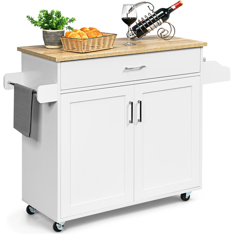 Otwell Wood Kitchen Cart