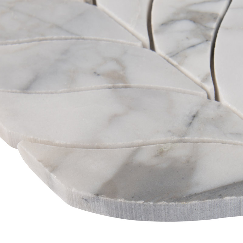 Carreau de mosaïque en marbre et mosaïque Venatino Elysia x 12 po x 12 po