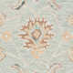 Desmondia Handmade Wool Aqua/Ivory Rug
