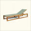 Ensemble de 2 chaises longues élégantes en bois d'acacia avec sièges en filet pour le confort et la durabilité à l'extérieur-797753052-797753041
