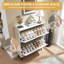 Armoire de rangement pour chaussures Chea avec tablettes réglables-509077221-509077222
