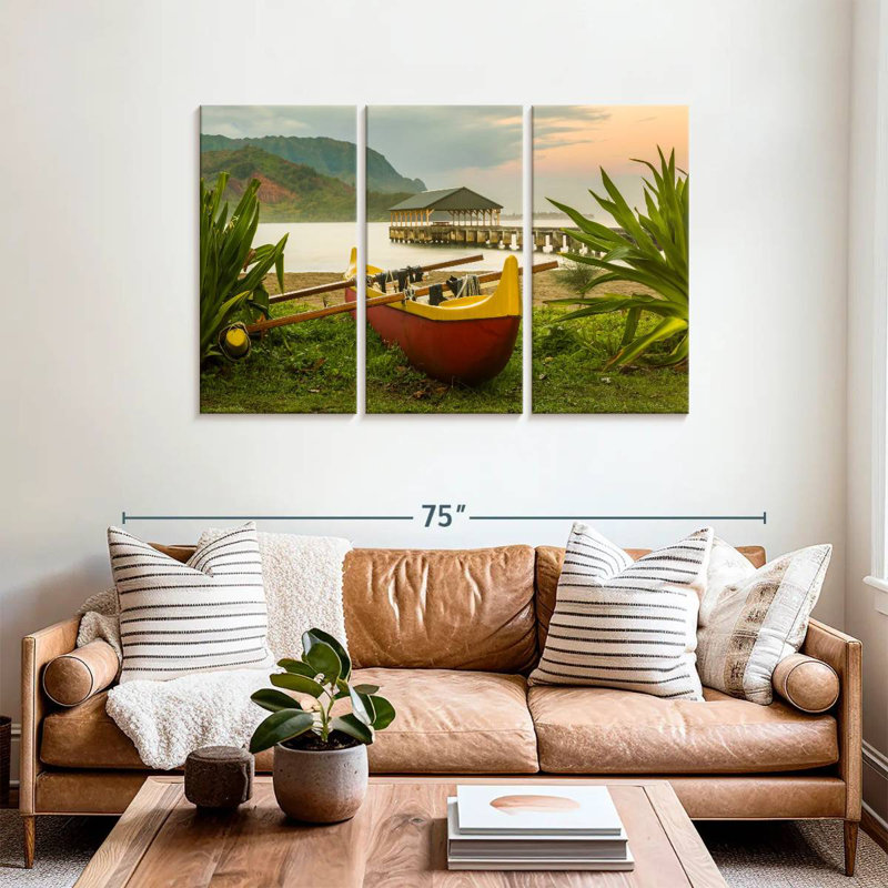 Mehar Hanalei Canoe, 36" H x 57" W