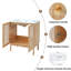 30-Inch Bathroom Vanity Crafted From Natural Materials