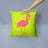 Flamingo Indoor Outdoor Throw Pillow