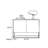 Solid Ash Wood Black Console Cabinet