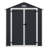 iYofe 6x4 FT Large Outdoor Storage Shed, Resin Garden Tool Shed with Floor, Lockable Door, Air Vent, Weather Resistant Backyard Storage House, Quick Assembly