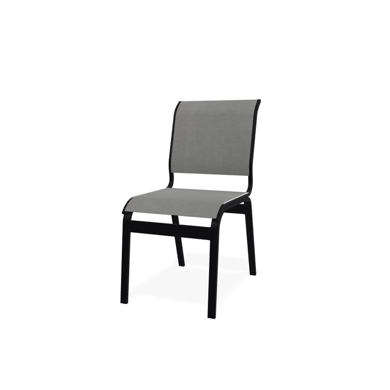 Chaise d'appoint de salle à manger Hiraku, Désert texturé, Alliage Sunbrella®