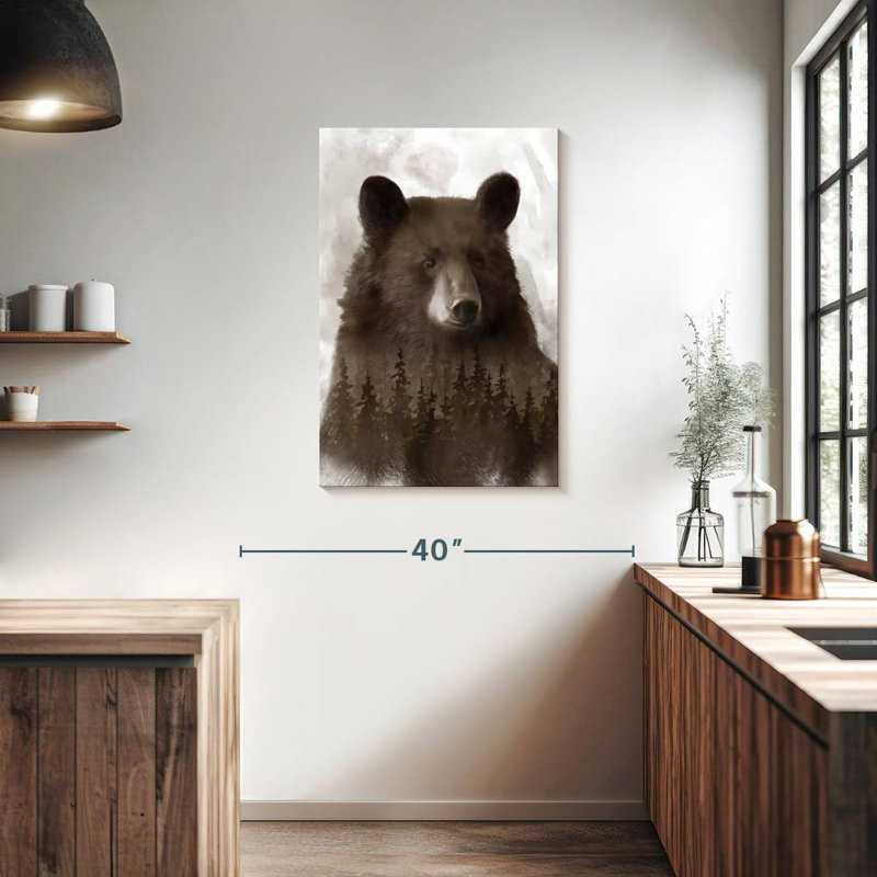 Brampt Brown Forest Bear, 36" H x 24" W