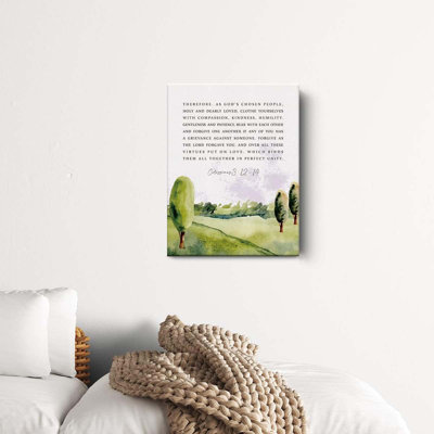 1 Piece Wrapped Canvas Wall Art