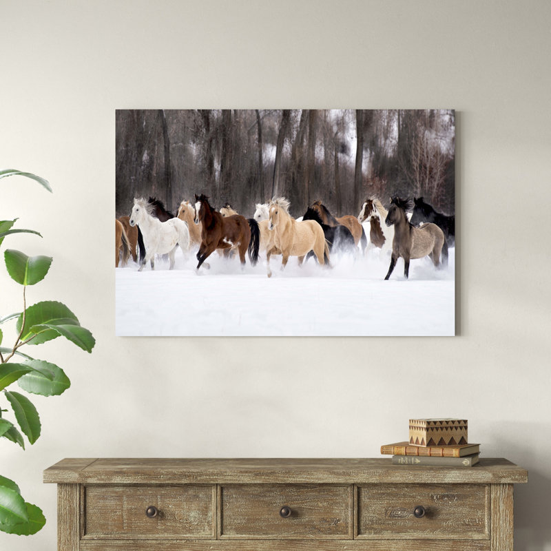 " Snow Run II " by PHBurchett, 32" H x 48" W x 1" D