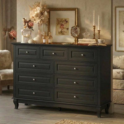 9-Drawer Dresser With Elegent Style