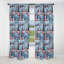Rideau occultant rose chic Popart Chic - 1 panneau-107547085