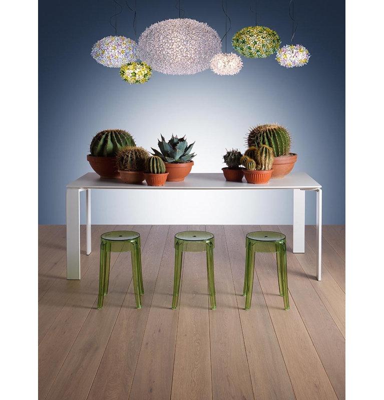 Bloom LED Pendant, Small, Transparent Crystal