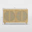 Armoire de rangement 63 po Mid-Century