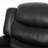 Classic Design Recliner, Black Berry PU Upholstery Recliner, Glider Recliner(Old SKU:57412.00BLK)