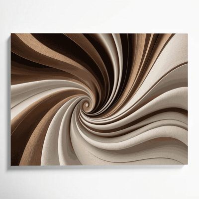 Gradient Abstract 60 Grey Canvas Wall Art