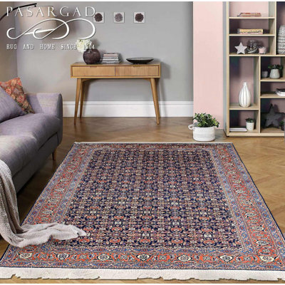 Nay Blue Antique Tabriz Herati Design 5'3"x7'10"