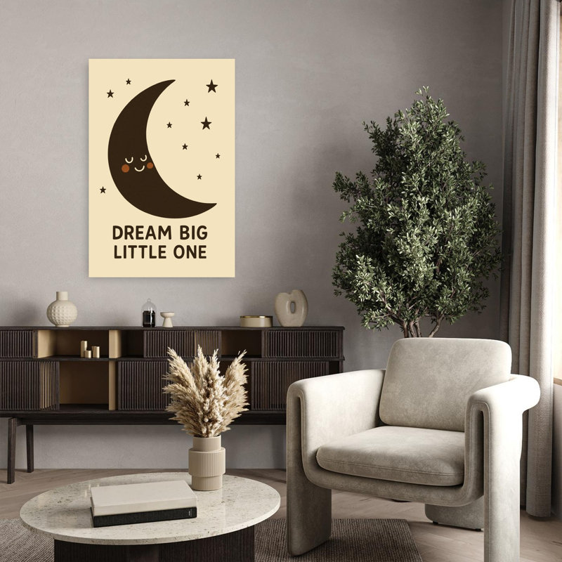 «Moonlit Dreams Dreamy Abstract Contemporary Landscape Nature», reproduction d'art mural, H 36 po x l 24 po