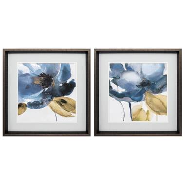 Winston Porter Note Framed 2 Pieces Painting & Reviews | Wayfair