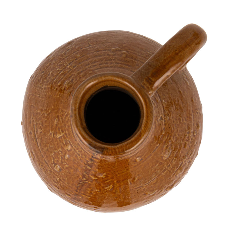 Vase en grès bohémien avec poignée