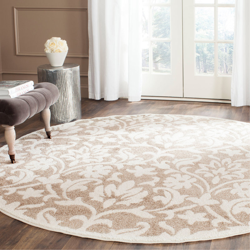 Bastille Performance Floral Rug, Round 7'