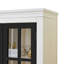 Garde-manger autoportant en verre, vitrines de style campagnard, vitrine avec fenêtre en treillis-335360984