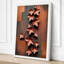 Copper Star Cascade Geometric - Wrapped Canvas-1818204957-1818204951