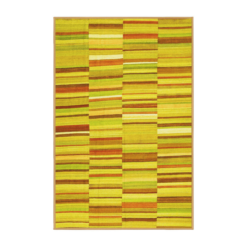 Henriha Performance Striped Indoor Rug, Rectangle 7' x 9'