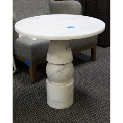Cargo Marble Top End Table