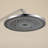 Modern 10" Wall Mounted Exposed Rainfall Shower System with Height Adjustable Handheld Shower and Rotatable Shower Head-129184332