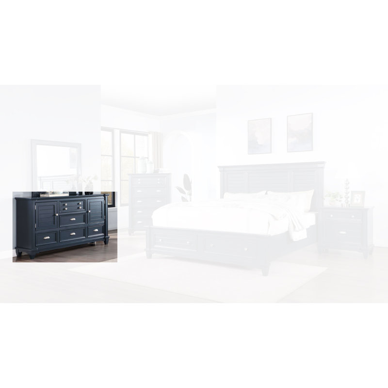 Commode 5 tiroirs Glenston