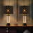 Annora 26" Crystal Table Lamp Set With Night Light And USB Ports