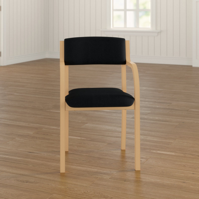 Seville Waiting Room Chair, Black
