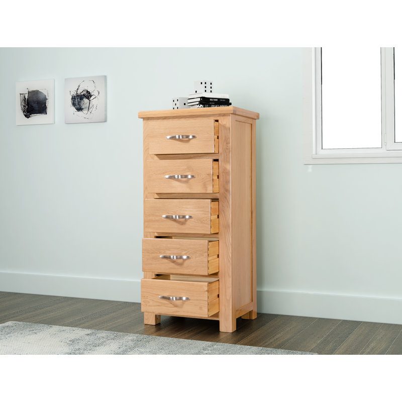 Aponte 56cm W 5 - Drawer Chest of Drawers