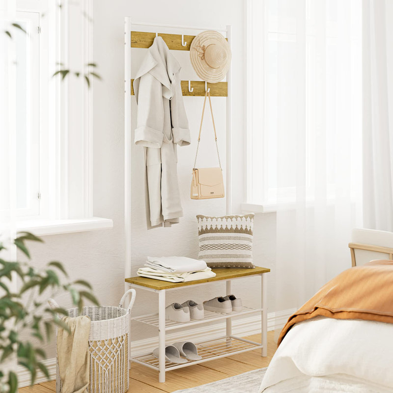 Freestanding Wooden Coat Rack