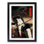 Man with a Samurai Sword by Toyohara Kunichika - Picture Frame Art Print-55576846-55576851