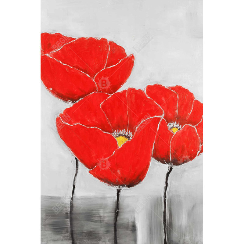 " Three Poppies "