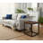 Urban Hardwood Furniture Durango End Table, Solid Hardwood Live Edge Accent Table