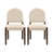Beige Cushion/Walnut Frame selected