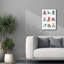 Toile épique Graffiti «Mod Chair Chart» par Courtney Prahl, 18 po x 26 po