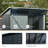 5Ft X 3Ft Outdoor Metal Storage Shed Transparent Plate-123794505