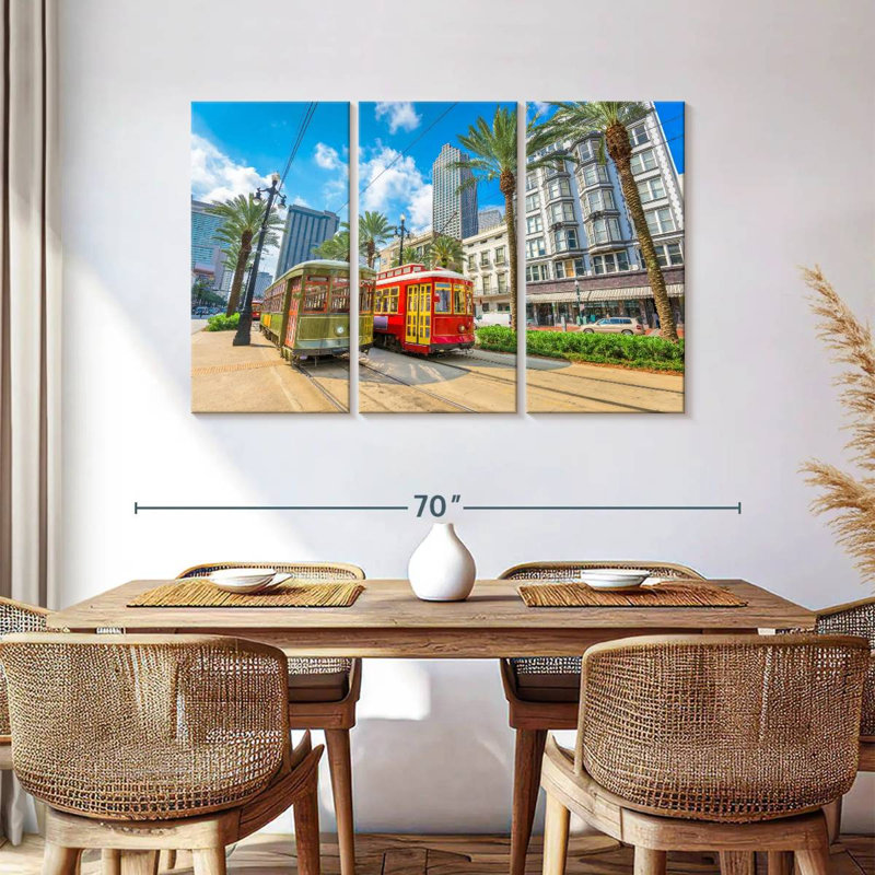 Lignes de métro Sireci New Orleans, H 36 po x l 57 po