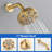 3 Handles Shower Faucet Set Shower System With Tub Spout Bathtub Shower Faucets Combo Set Tub And Shower Trim Kit Shower Fixtures-114657583