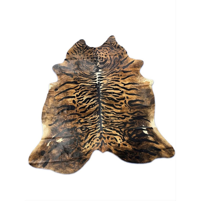 Tapis en peau de vache Brindle