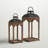 Medders 2 Piece Wood Tabletop Lantern Set-434442494