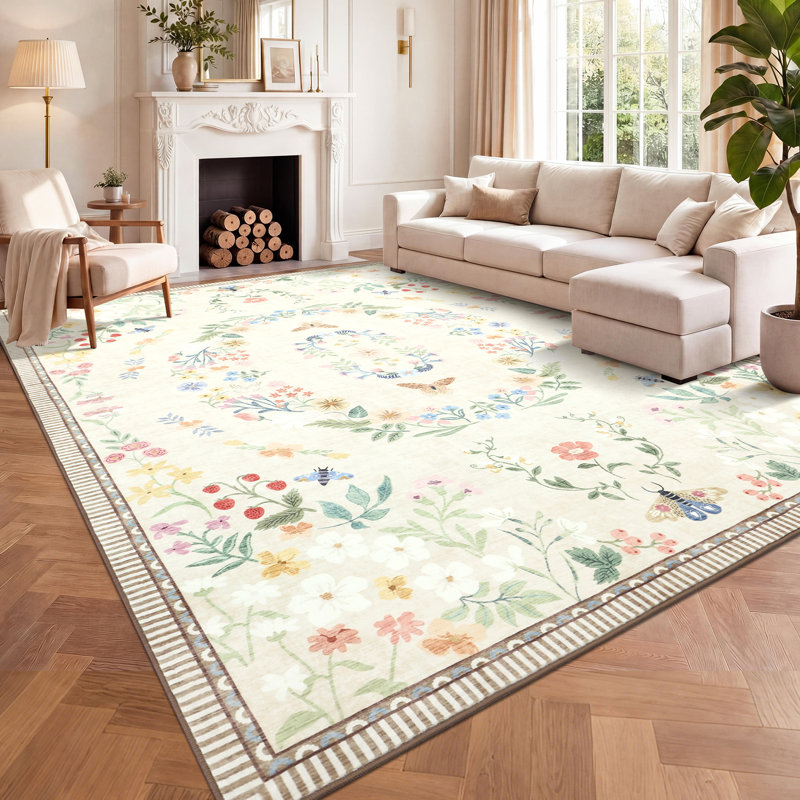 Tapis de jardin 5x7, Beige