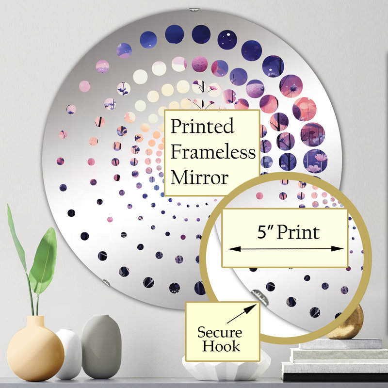 Circle Mirror, 23.6" x 23.6"